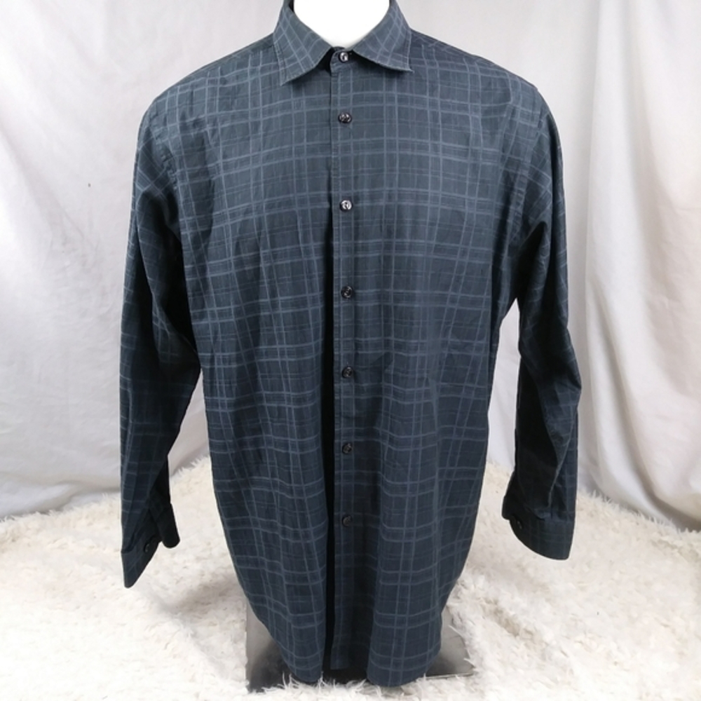 3/25$ Murano button long sleeve mercerized shirt